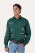 Ringers Western Barrelman Mens Full Button Work Shirt - Pine