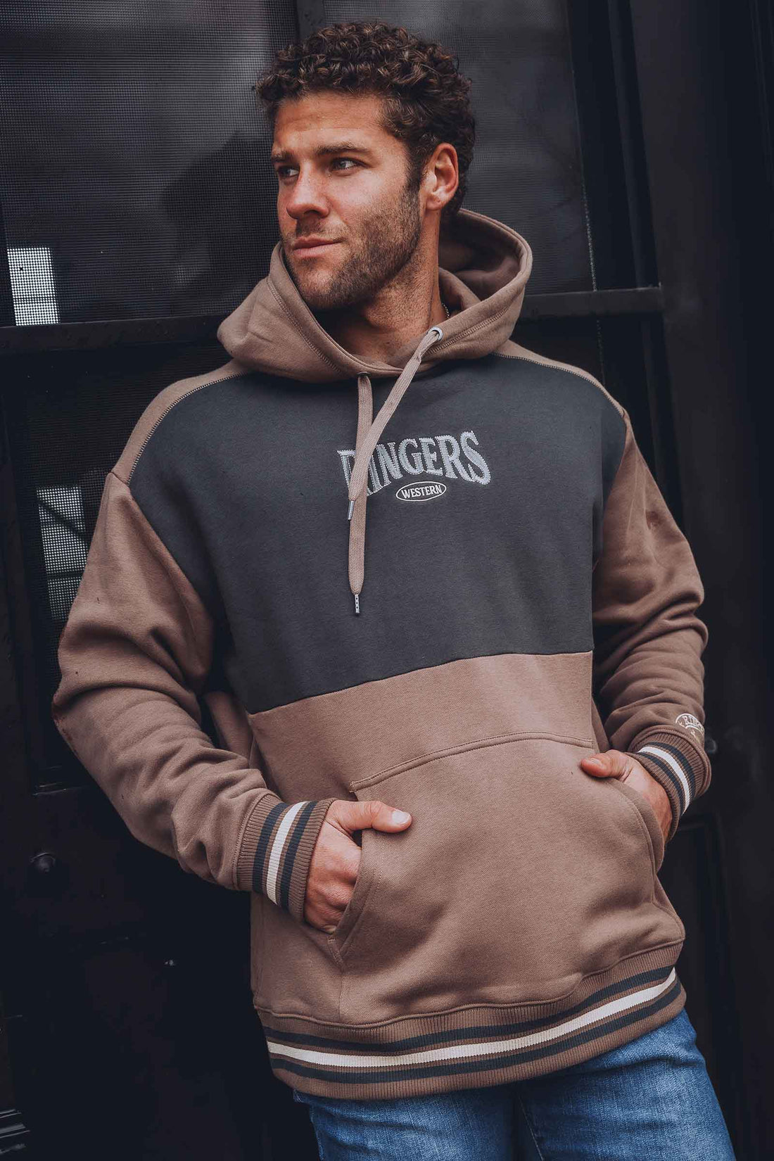 Ringers Western Barrow Creek Mens Pullover Hoodie - Mushroom Lifestyle