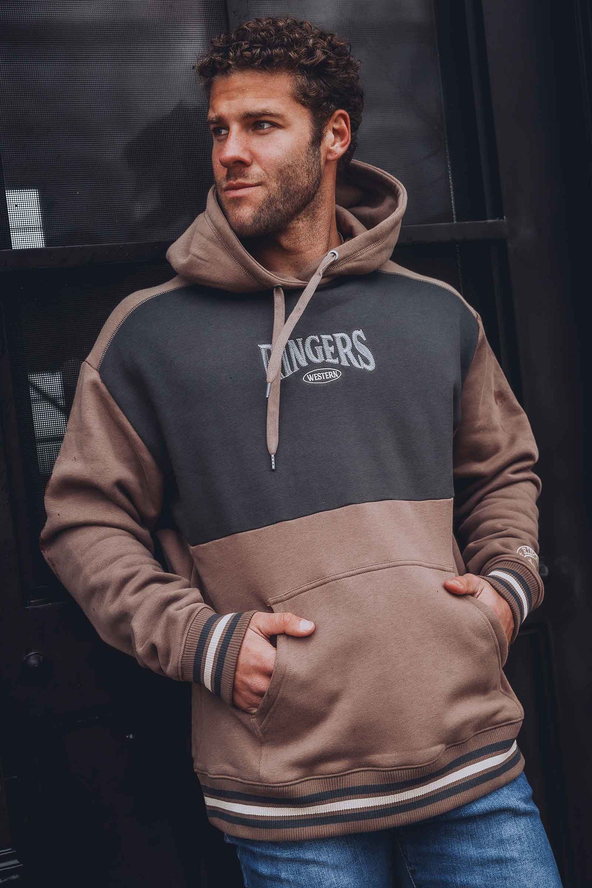 Ringers Western Barrow Creek Mens Pullover Hoodie - Mushroom Lifestyle