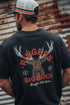 Ringers Western Big Buck Mens Loose Fit T-Shirt - Black Lifestyle