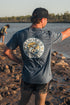Ringers Western Big Catch Mens Loose Fit T-Shirt - Washed Navy