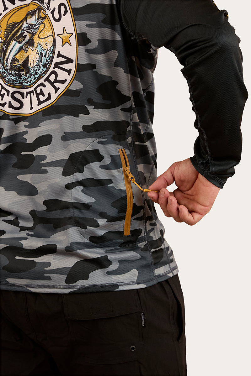 Ringers Western Big Catch Unisex Hooded Fishing Jersey - 12
