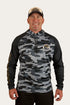 Ringers Western Big Catch Unisex Hooded Fishing Jersey - Black Camo