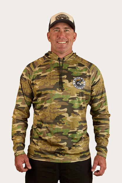 Ringers Western Big Catch Unisex Hooded Fishing Jersey - Camo