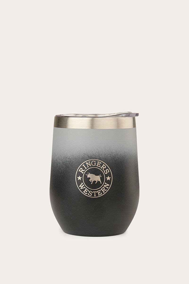 Ringers Western Bindi Wine Cup - Black Silver Front