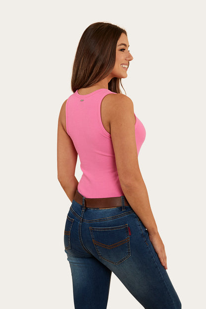 Ringers Western Blossom Womens Fitted Tank - 10