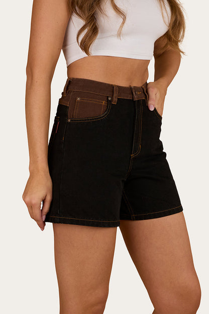 Ringers Western Brandy Womens Denim Short - Side