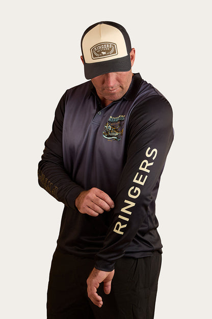 Ringers Western Buckin Barra Unisex Fishing Jersey - 4