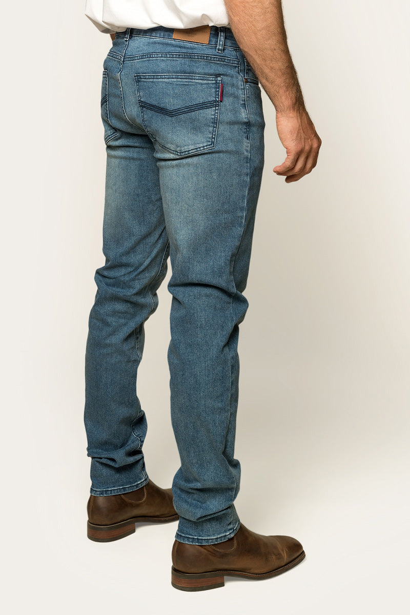 Ringers Western Burke Mens Mid Rise Tapered Slim Leg Jeans - 13