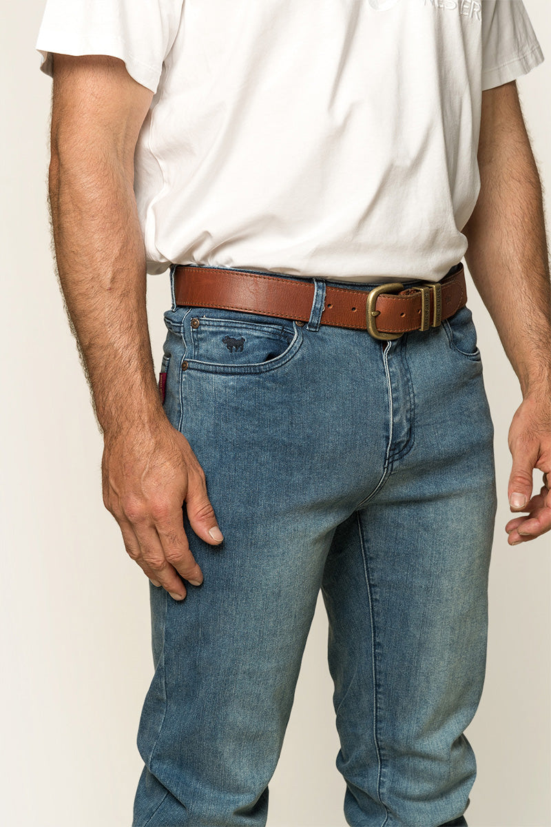 Ringers Western Burke Mens Mid Rise Tapered Slim Leg Jeans - 15