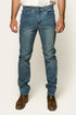 Ringers Western Burke Mens Mid Rise Tapered Slim Leg Jeans - Light Blue