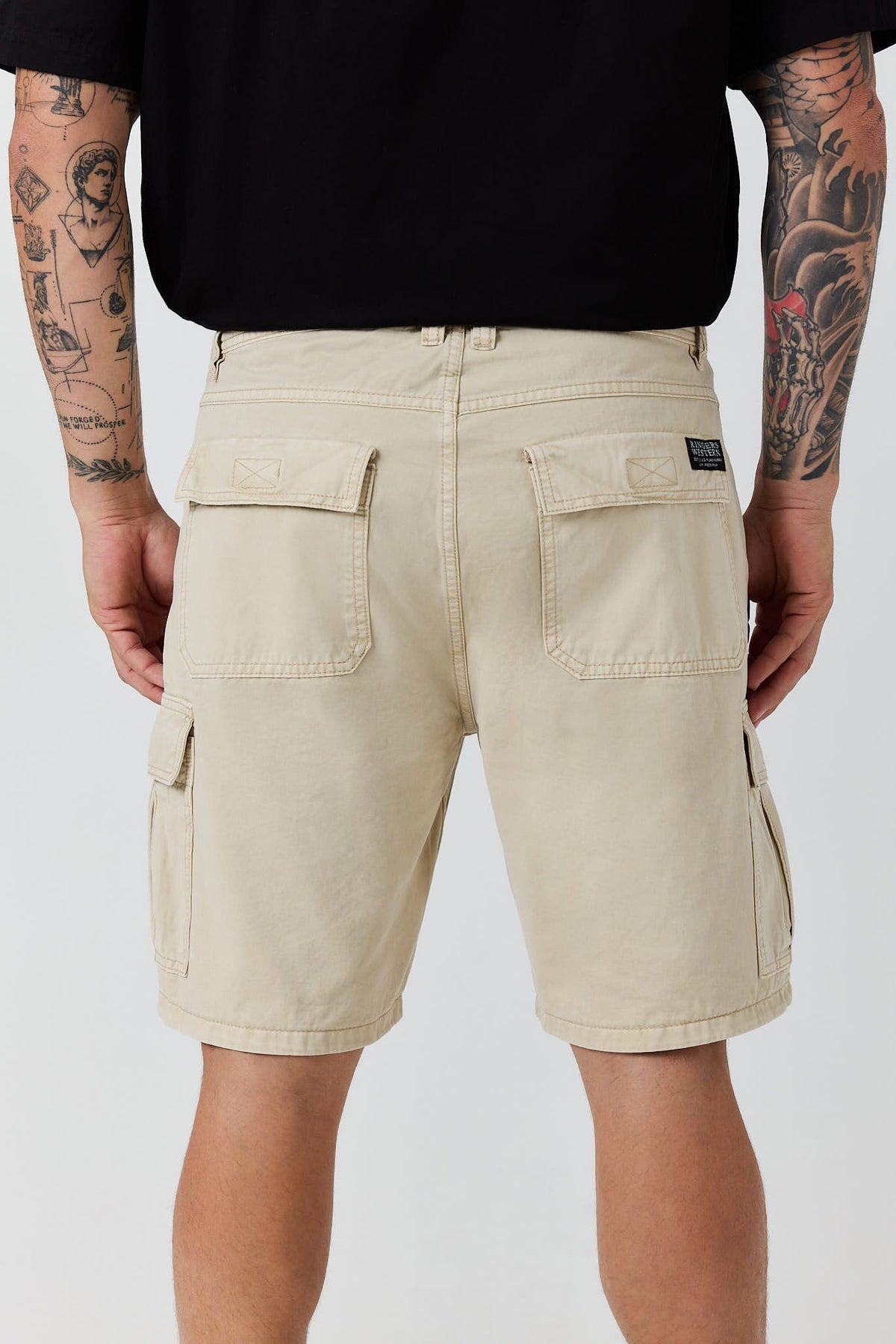 Ringers Western Bushland Cargo Walk Short - Sand Back