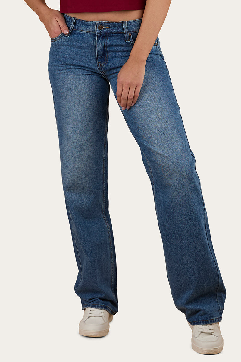 Ringers Western Cammy Womens Low Rise Wide Leg Jean - 12