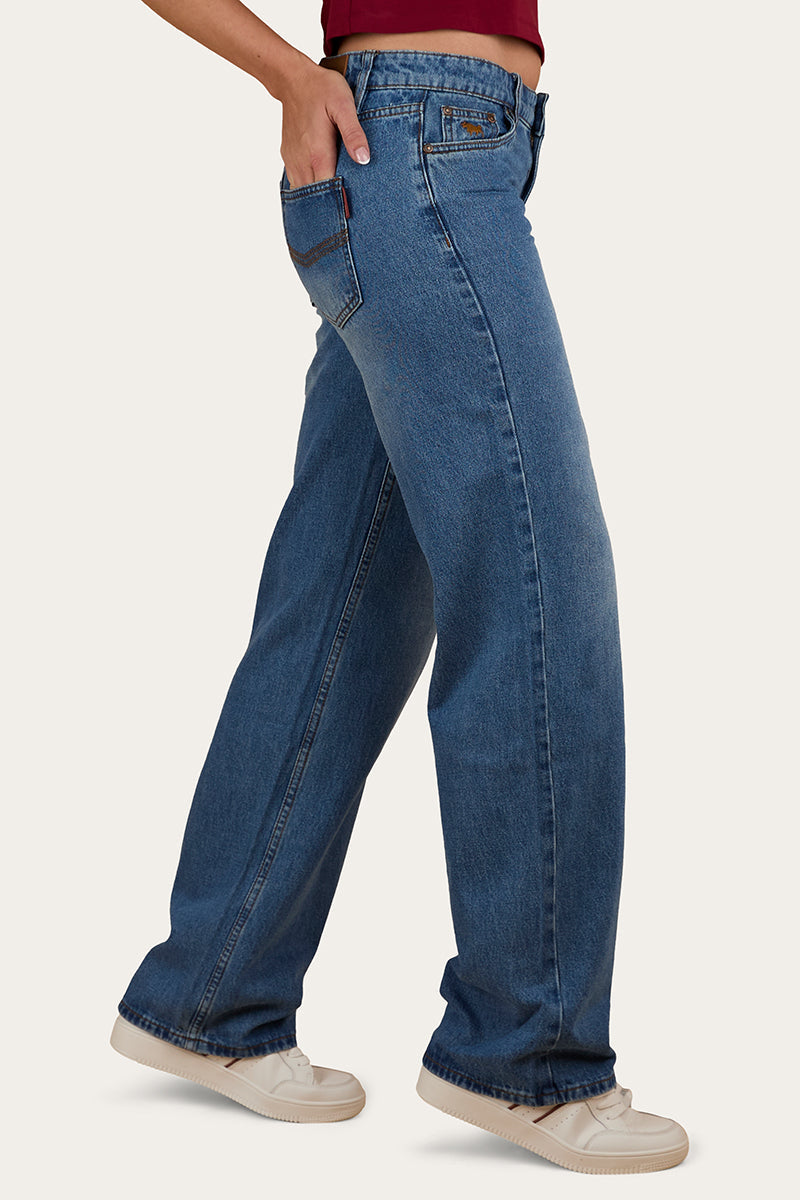 Ringers Western Cammy Womens Low Rise Wide Leg Jean - 8