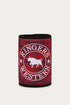Ringers Western Camo State Of Origin Stubby Cooler - Burgundy Front