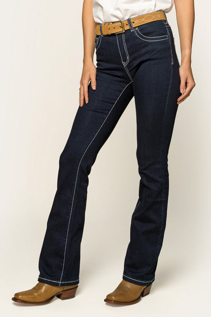 Ringers Western Caroline Womens Mid Rise Bootleg Jean - 10