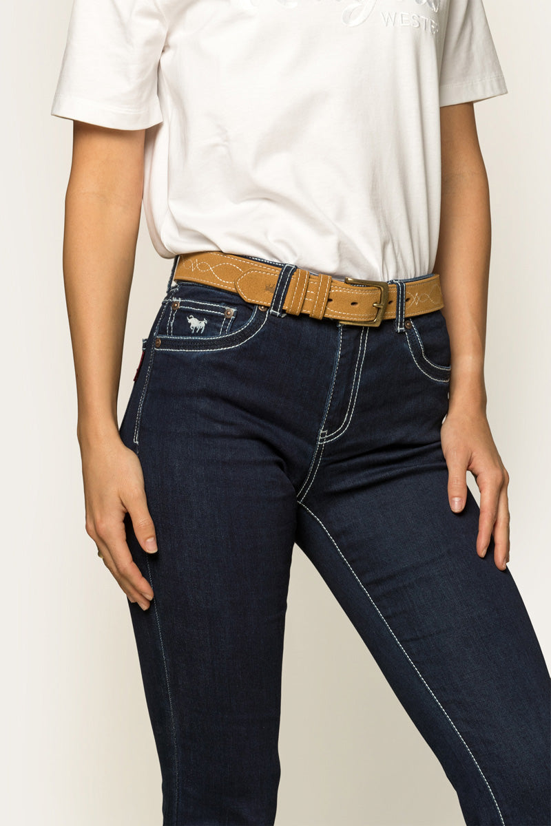 Ringers Western Caroline Womens Mid Rise Bootleg Jean - 11