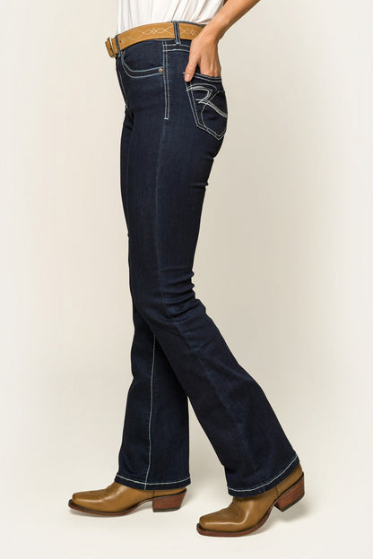 Ringers Western Caroline Womens Mid Rise Bootleg Jean - 15