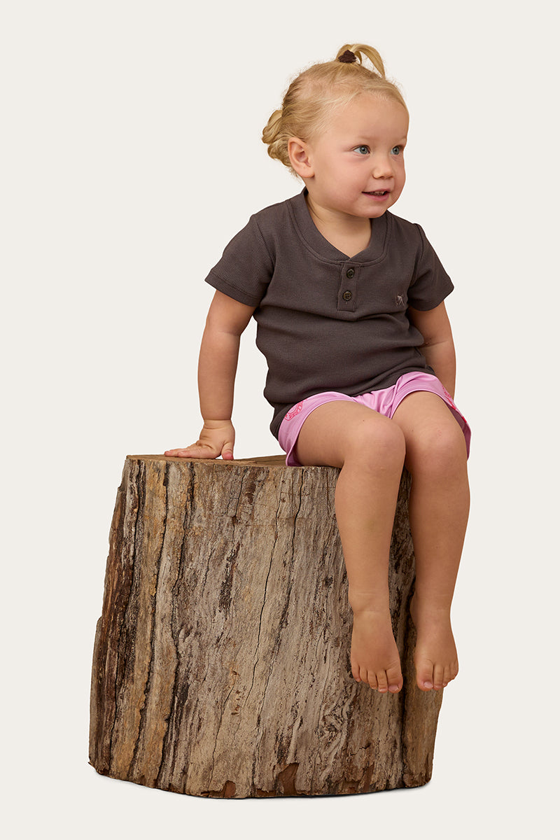 Ringers Western Casey Kids Rib Henley Top - 2