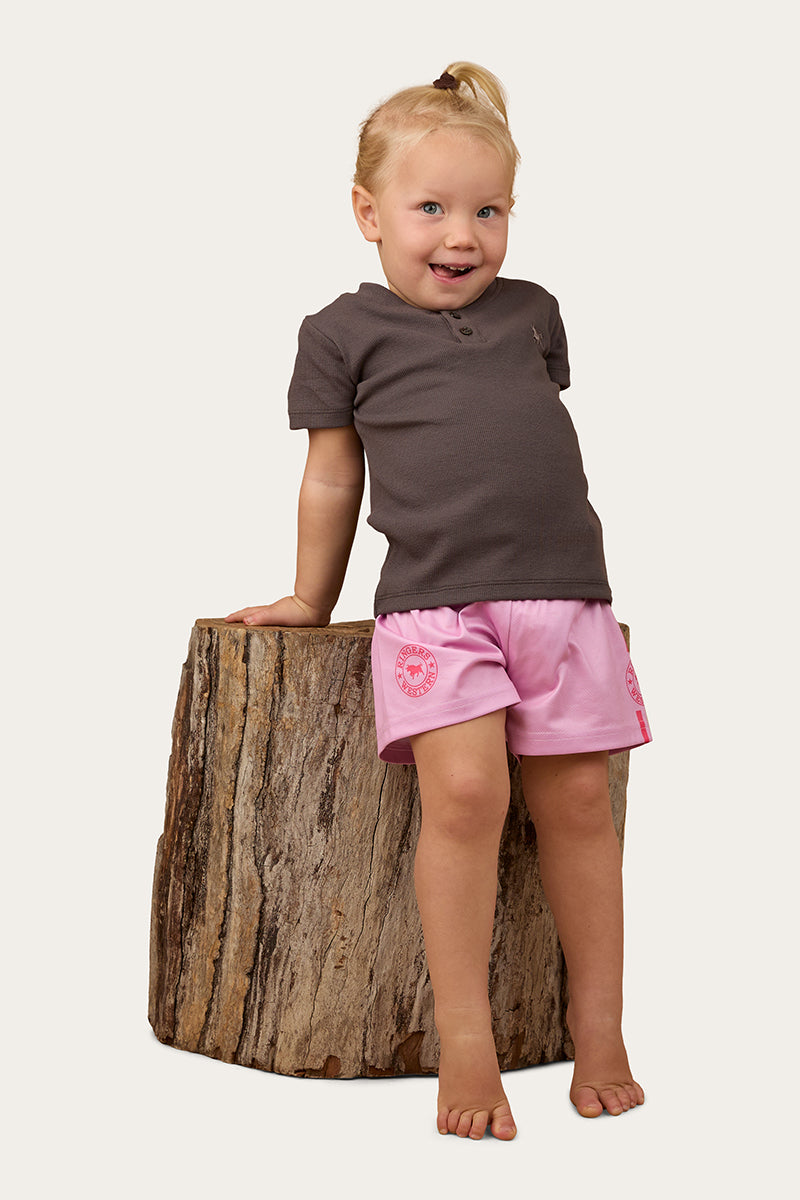 Ringers Western Casey Kids Rib Henley Top - 4