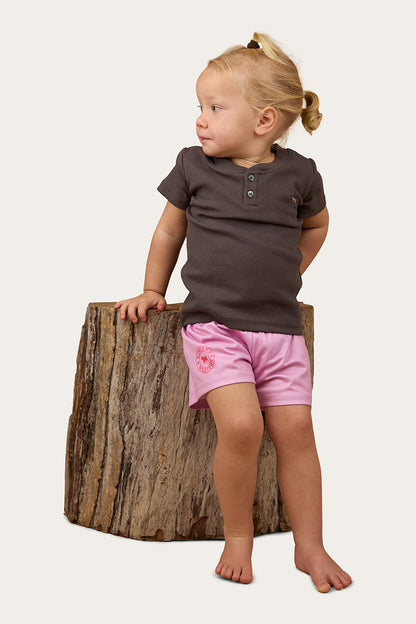 Ringers Western Casey Kids Rib Henley Top - 5