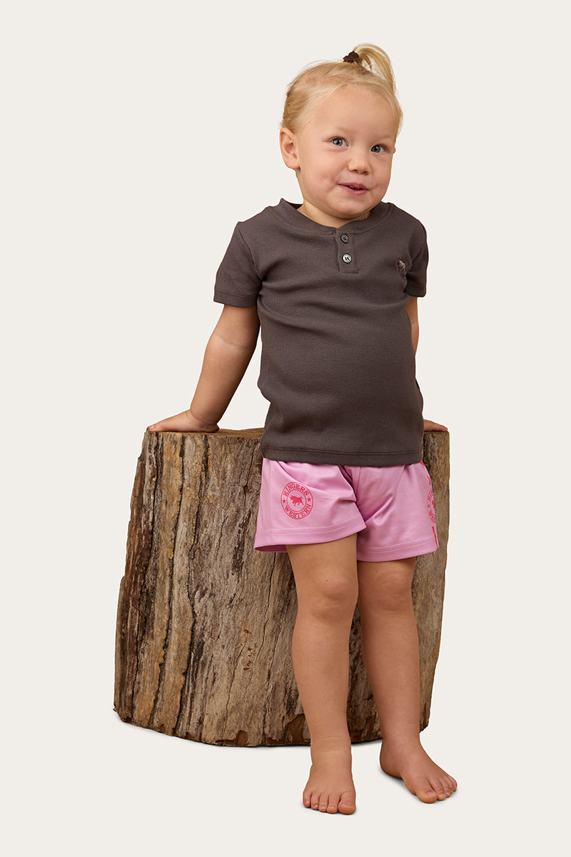 Ringers Western Casey Kids Rib Henley Top - 7