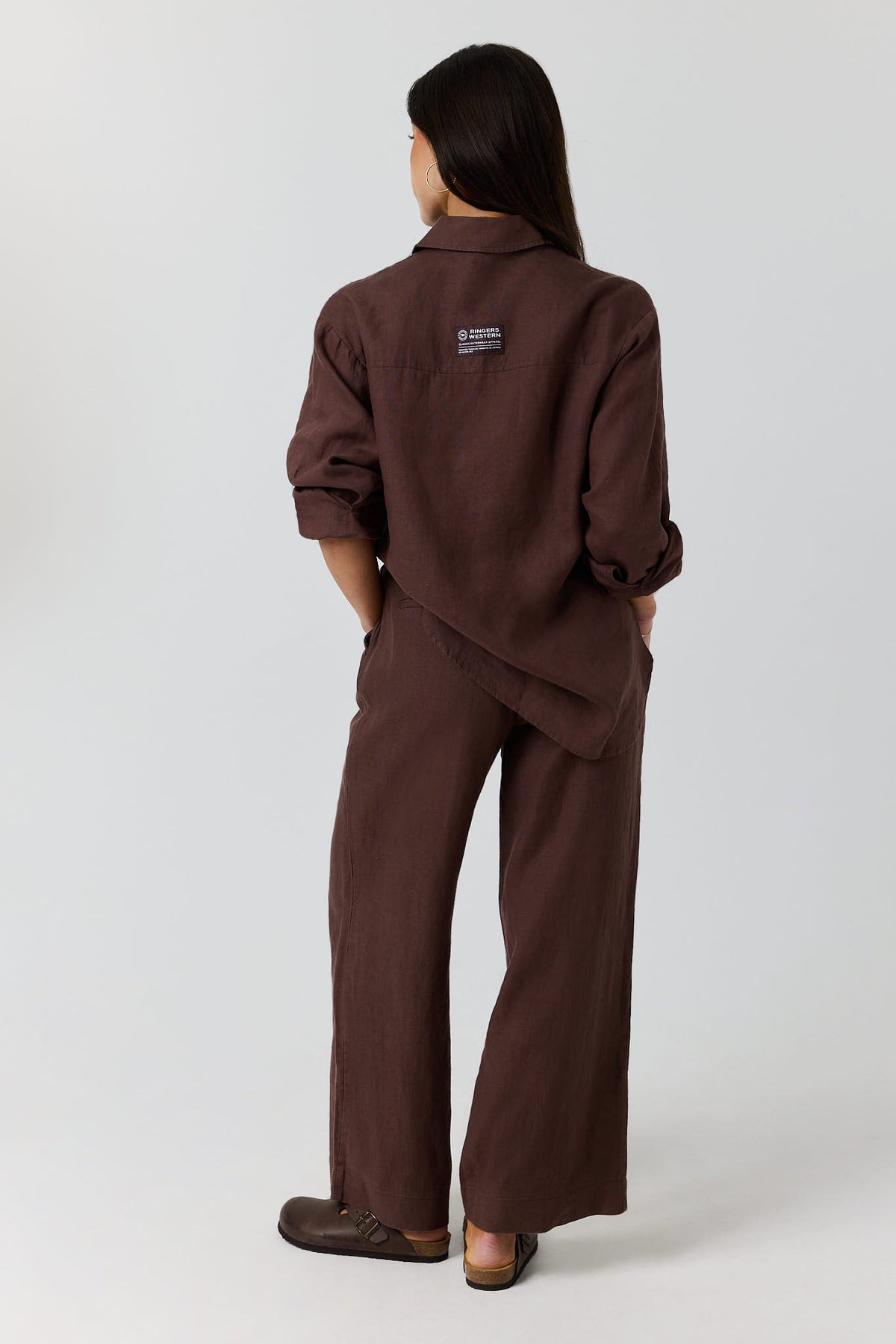 Ringers Western Celine Womens Oversized Linen Shirt