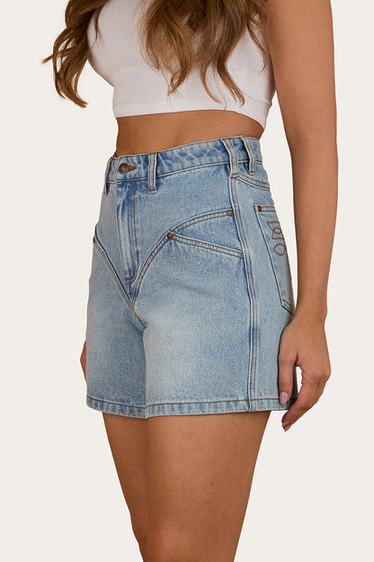 Ringers Western Charlene Womens Denim Short - Side
