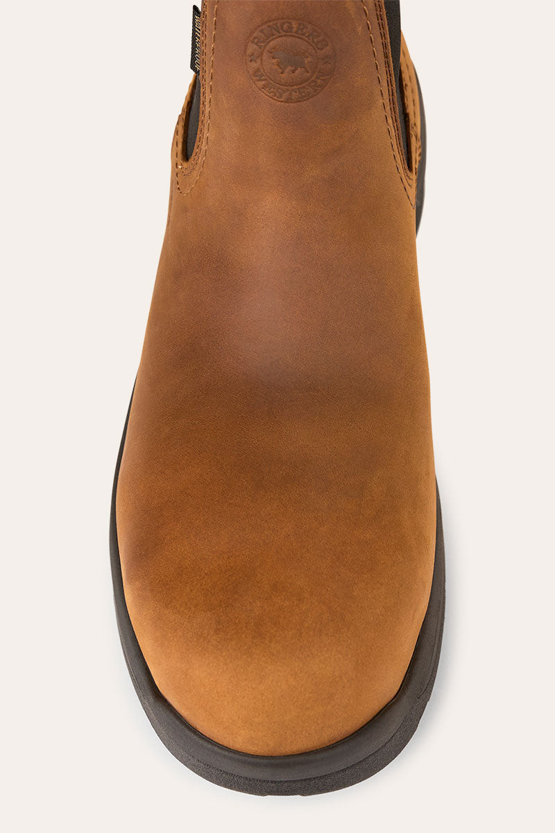 Ringers Western Chelsea Mens Tradie Boot - Chestnut Front