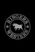 Ringers Western Classic Sticker - Black Silver