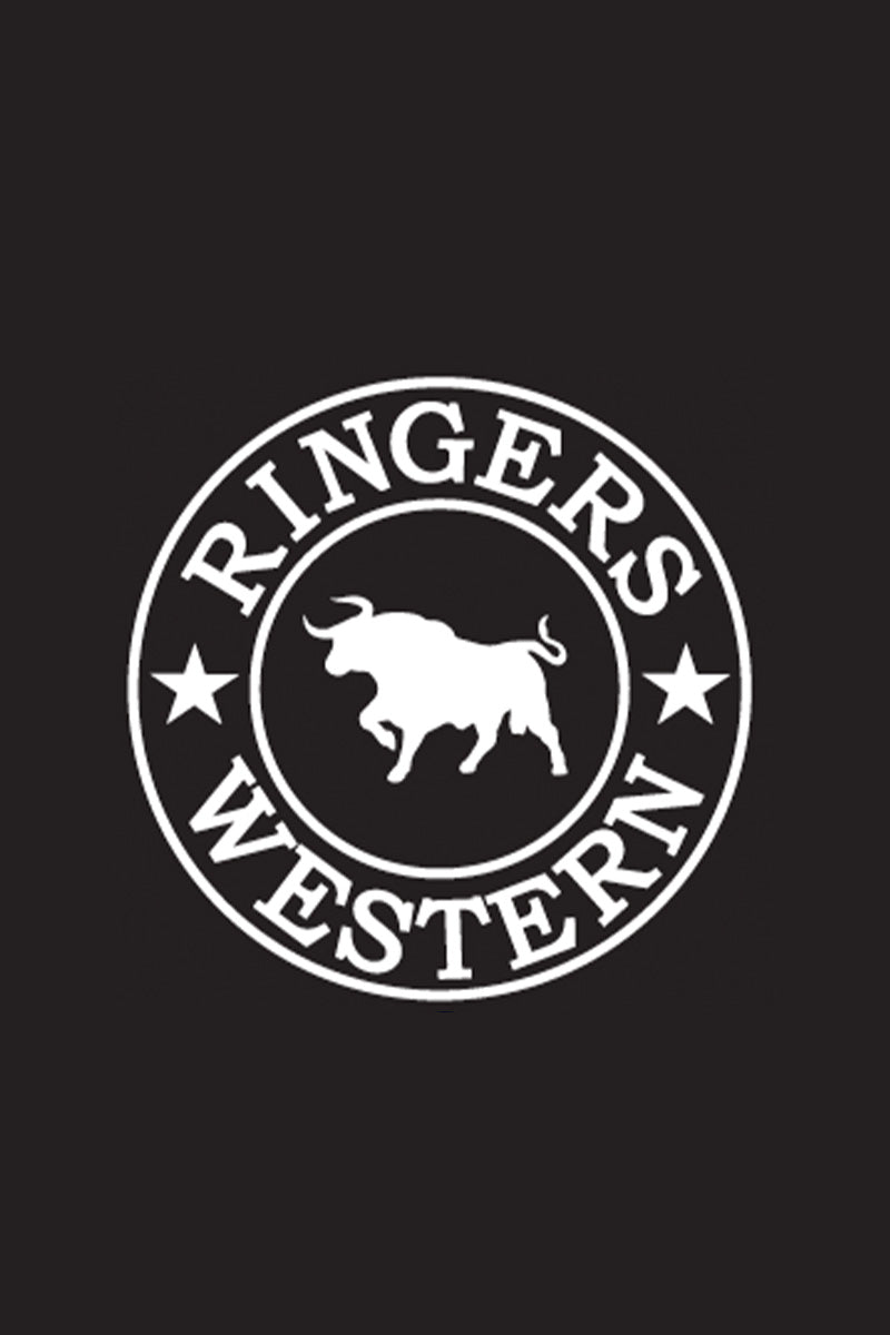 Ringers Western Classic Sticker - Black White