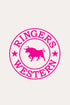 Ringers Western Classic Sticker - Pink