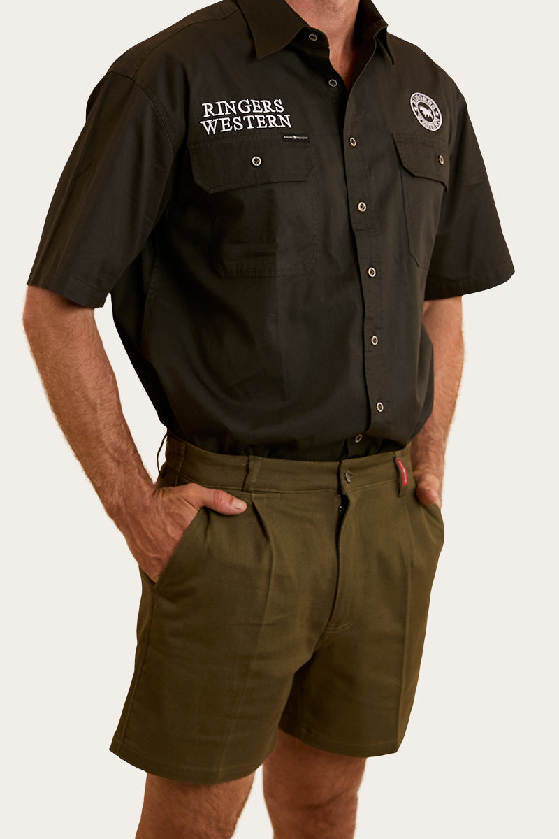 Ringers Western Cloncurry Mens Heavy Weight Work Short - 24