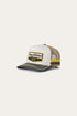 Ringers Western Country Goods Trucker Cap - Off White Charcoal