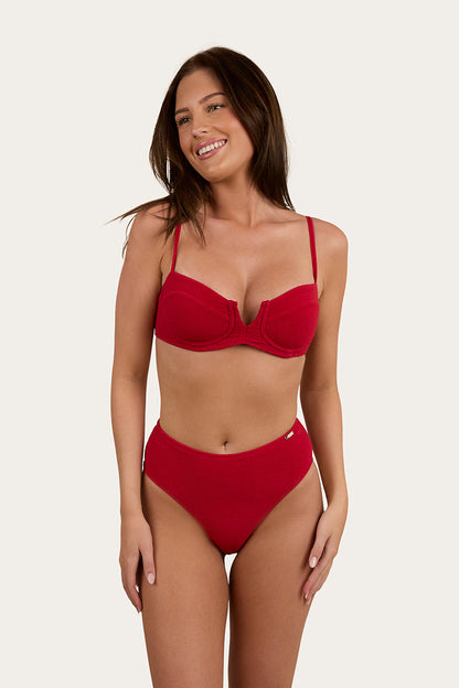 Ringers Western Country Sunset Womens Textured High Waist Bikini Bottom - 3