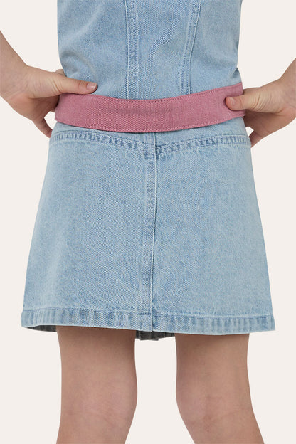 Ringers Western Cowgirl Club Kids Girls Studded Mini - Back