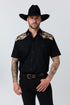Ringers Western Crossfire Mens Pub Shirt - Washed Black