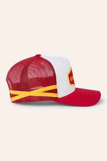 Ringers Western Cunningham Trucker Cap - Red Yellow Side