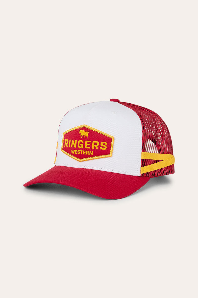 Ringers Western Cunningham Trucker Cap - Red/Yellow