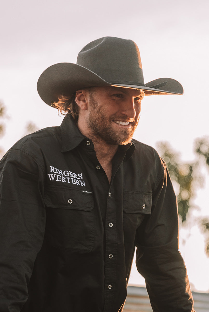Ringers Western Drafter Hat - Charcoal