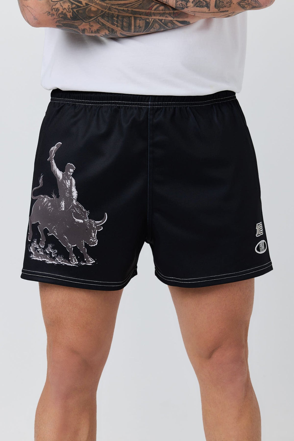 Ringers Western Dust Devil Unisex Footy Short - Black