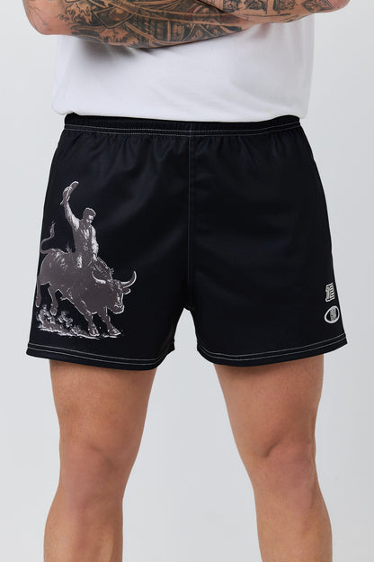 Ringers Western Dust Devil Unisex Footy Short - Black