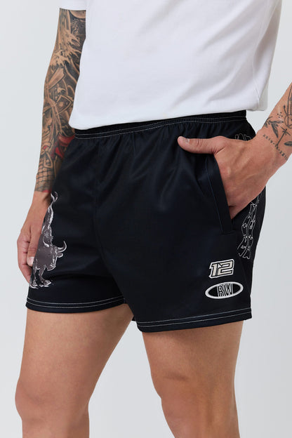 Ringers Western Dust Devil Unisex Footy Short - Side