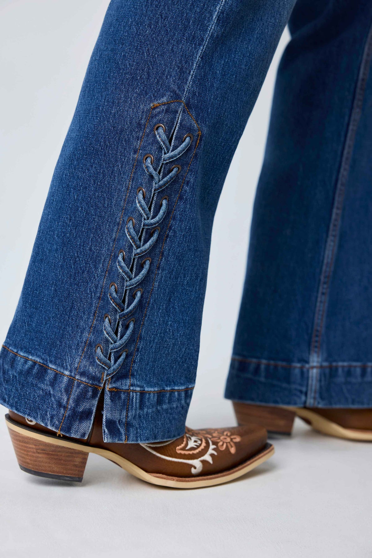 Ringers Western Elly Womens High Rise Wide Bootleg Jean - 5