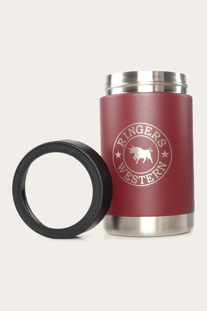 Ringers Western Escape Can Cooler - Maroon