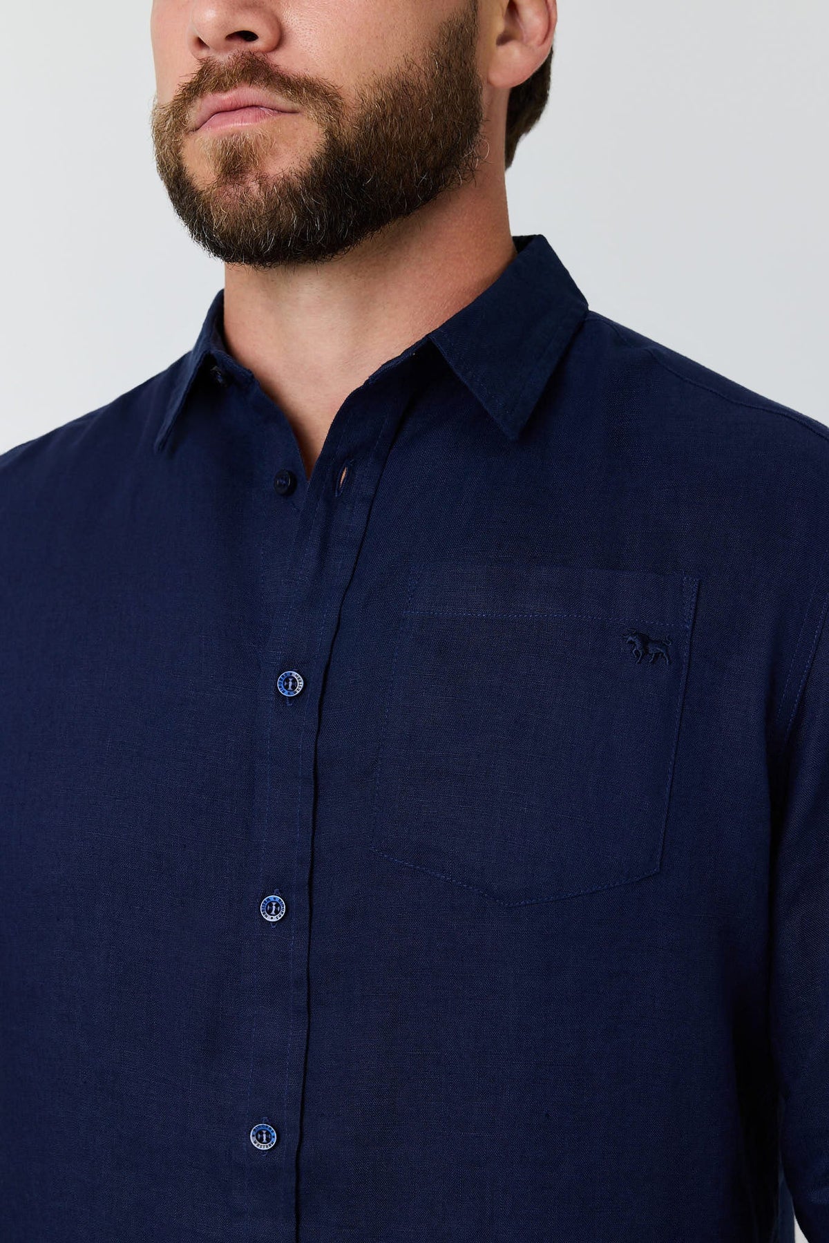 Ringers Western Fieldstone Mens Linen Shirt