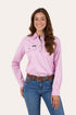 Ringers Western Flora Womens Half Button Work Shirt - Front