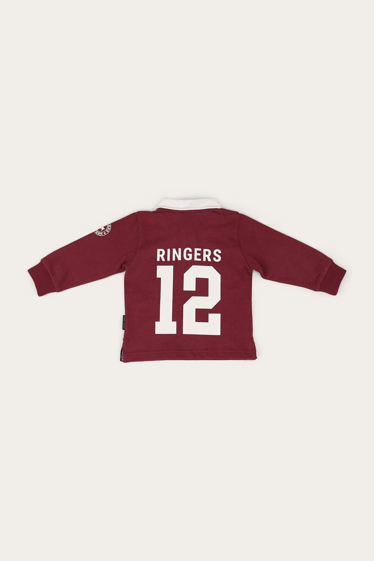 Ringers Western Footy Roo Babies Rugby Jersey - Burgundy Back
