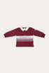 Ringers Western Footy Roo Babies Rugby Jersey - Burgundy Front