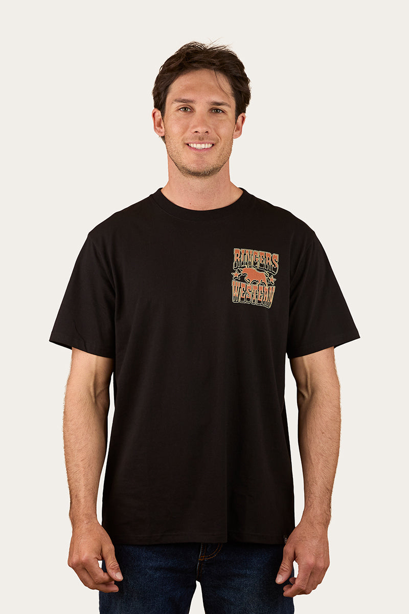 Ringers Western Full Bronc Mens Loose Fit T-Shirt - Front